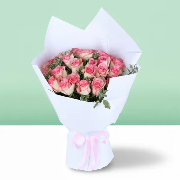 Blush Pink Roses Valentine Bouquet