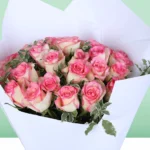 Blush Pink Roses Valentine Bouquet - Image 2