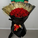 Luxury 50 Red Roses Bouquet