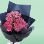 Dark Pink Hydrangeas Bouquet - Image 3