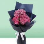 Dark Pink Hydrangeas Bouquet - Image 2