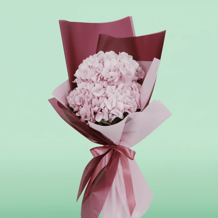 Bunch-of-Pink-Hydrangeas-2 Pink Hydrangeas Bouquet - Image 1