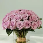 Bunch of Purple Rose in Vase - Image 3