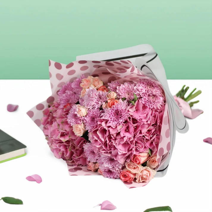 Charming_Pink_Fusion_3 Charming Pink Fusion Bouquet - Image 1
