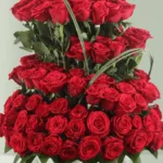 101 Red Roses Tower Arrangement - Image 2