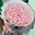 Pink Rose Premium Bouquet - Image 2
