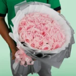 Pink Rose Premium Bouquet - Image 3