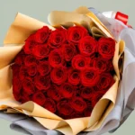 Hand Bouquet of 40 Roses - Image 3