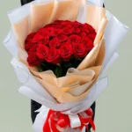 Hand Bouquet of 40 Roses