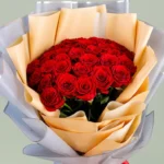Hand Bouquet of 40 Roses - Image 2