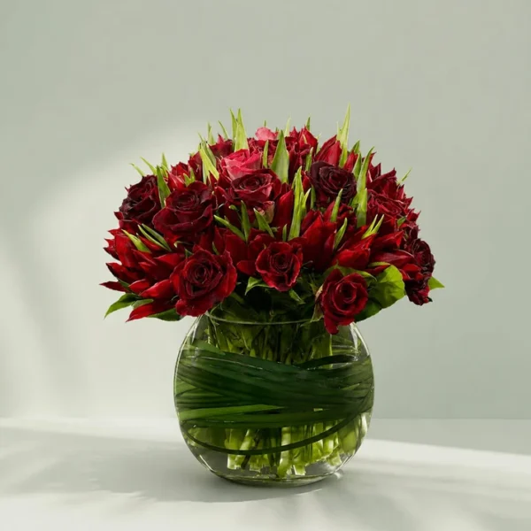 Lavish Red Tulip