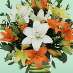 Mix Lily in Vase - Image 2
