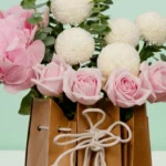 Pink Roses Cane Bag - Image 3