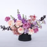 Pastel Orchid Rose Flower Box