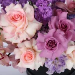 Pastel Orchid Rose Flower Box - Image 2