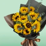 15 Stem Sunflower Bouque - Image 2