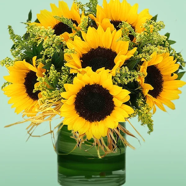 Sunny Sunflowers Vase Arrangement