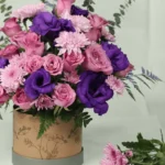 Rose Eustoma Flower Box - Image 3
