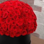 Grand Red Rose Hat Box - Image 2