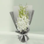 White Dendrobium Orchids Bouquet