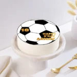 Birthday Football Eggless Chocolate Bento Photo Cake 250g