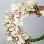 White Orchid Bridal Bouquet - Image 2