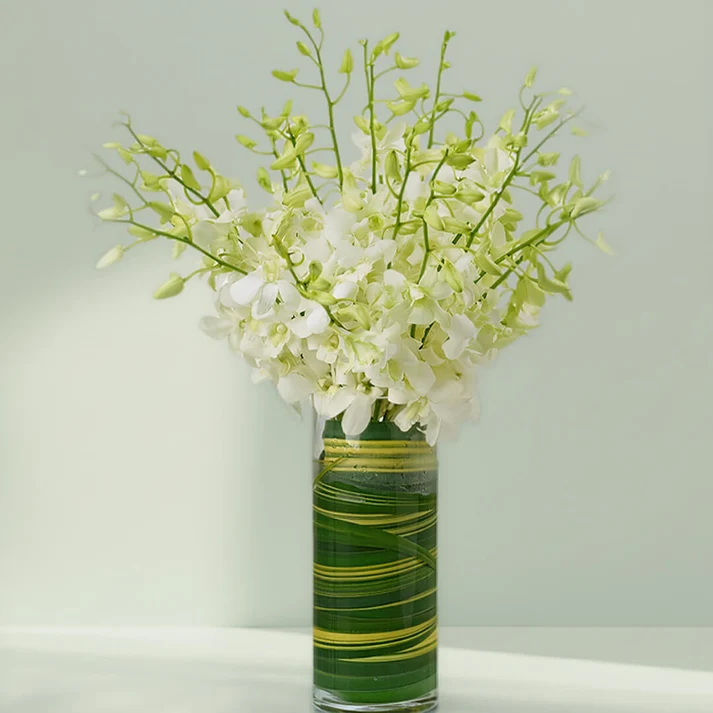 captivating-white-orchids-1 Captivating White Orchids Vase - Image 1