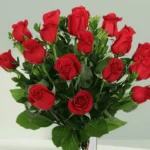 Delicate Red Rose Vase - Image 2