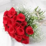 Passionate Red Rose Hand-Tied Bouquet - Image 2