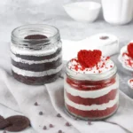 Red Velvet and Oreo Jar Treats