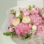 Romantic Bloom Pink Peony Bouquet