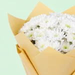 White Floral Symphony Chrysanthemum Bouquet - Image 2