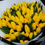 Yellow Tulips Hand Bouquet - Image 2
