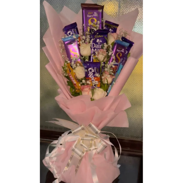 Chocolate & Rose Gift Bouquet